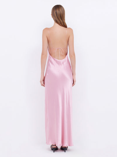 Ayala Cowl Maxi Dress (Dusty Pink)