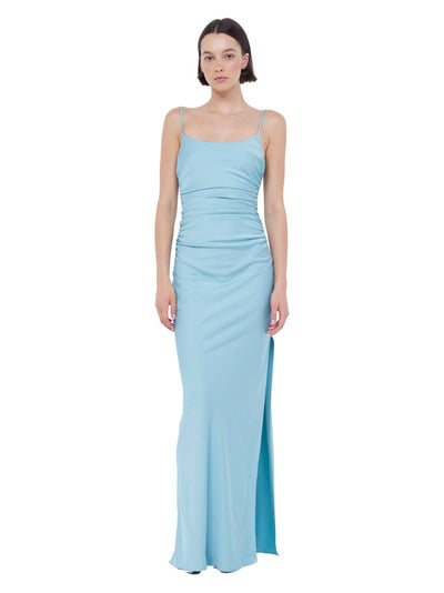 Emelia Scoop Neck Dress (Duck Egg)