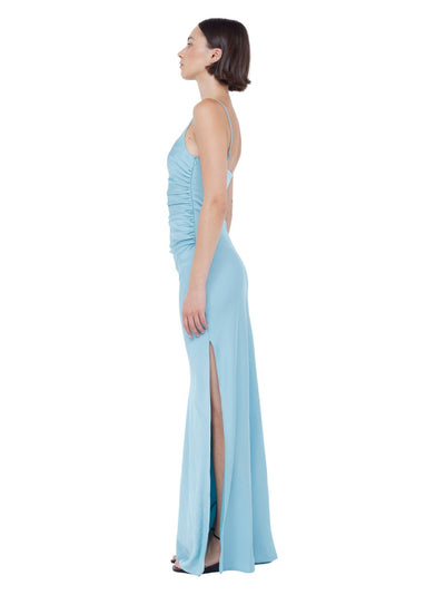 Emelia Scoop Neck Dress (Duck Egg)