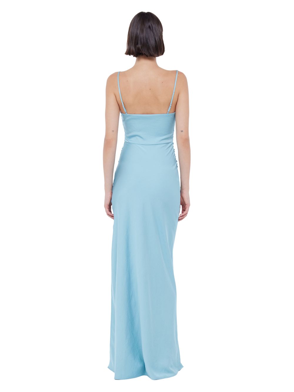 Emelia Scoop Neck Dress (Duck Egg)