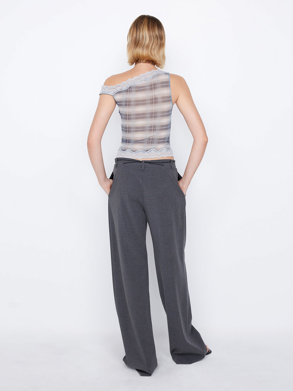 Naida Straight Leg Pant (Charcoal)