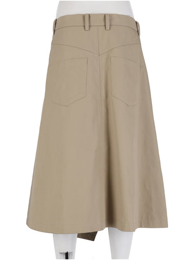 Wrap-Around Skirt Camel Beige