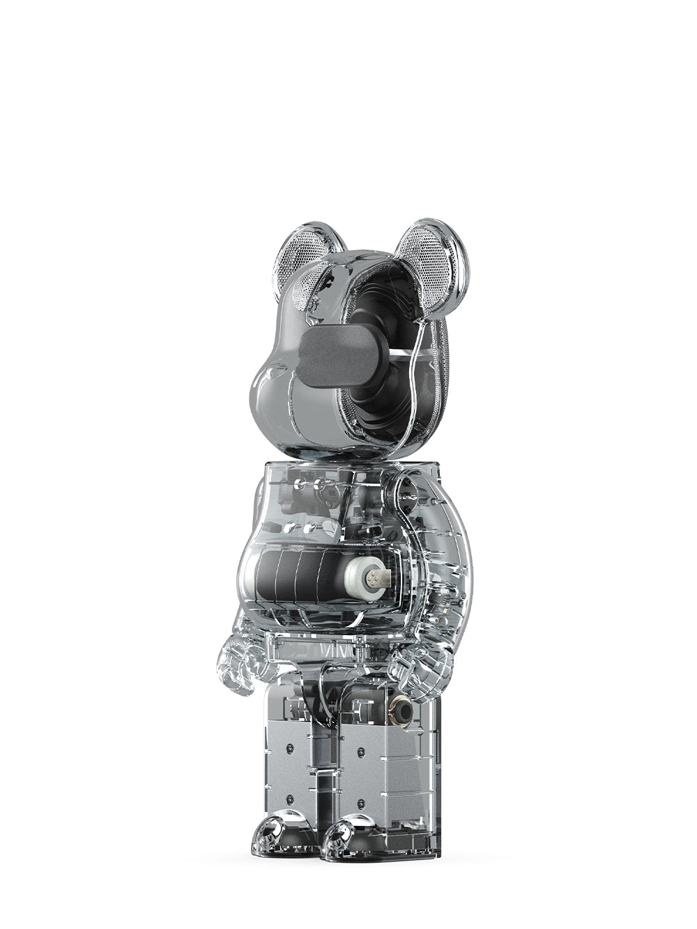 Portable Bluetooth Bearbrick Audio 400% Clear