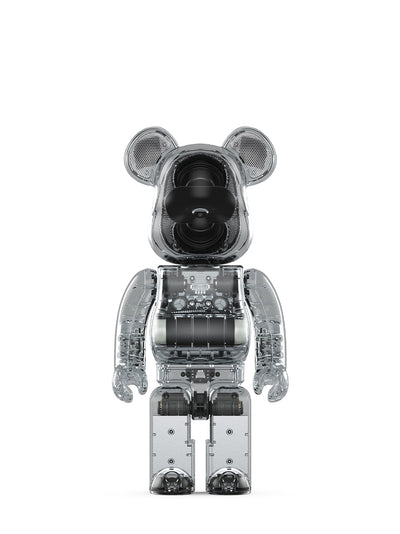 Portable Bluetooth Bearbrick Audio 400% Clear