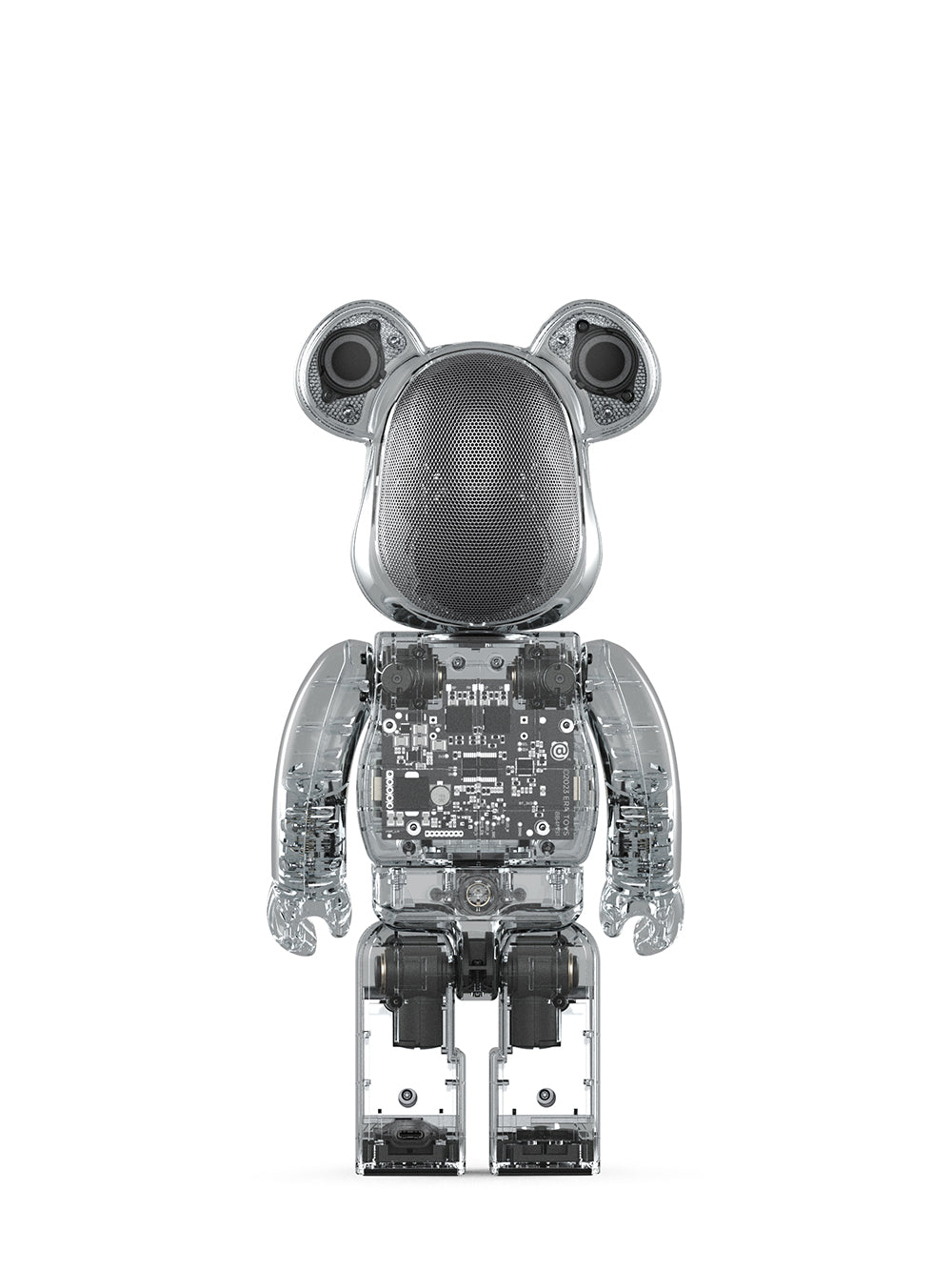 Portable Bluetooth Bearbrick Audio 400% Clear