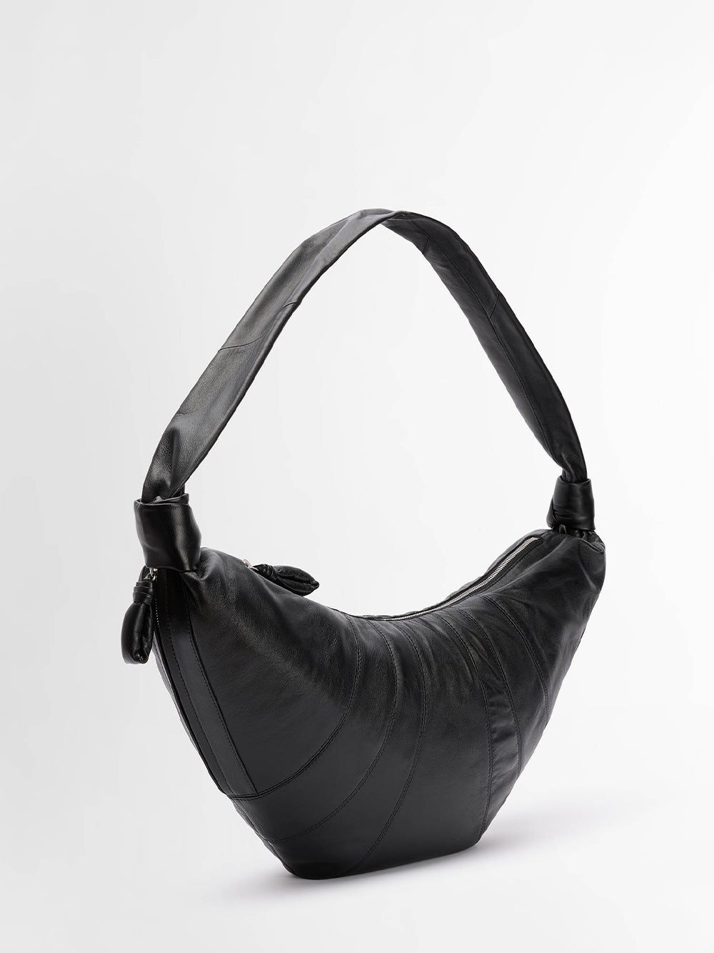 Large Croissant Bag Black