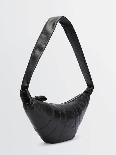 Medium Croissant Bag Black