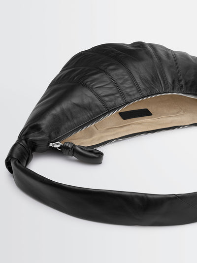 Medium Croissant Bag Black