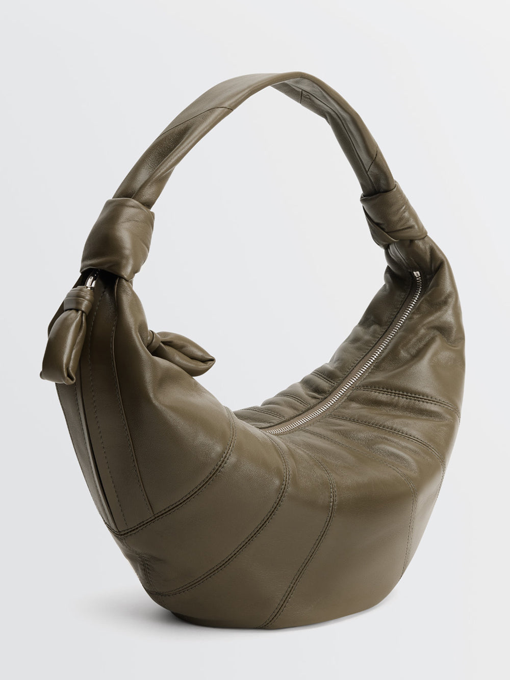 Fortune Croissant Bag (Dark Khaki)