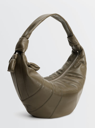 Fortune Croissant Bag (Dark Khaki)