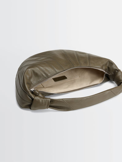 Fortune Croissant Bag (Dark Khaki)