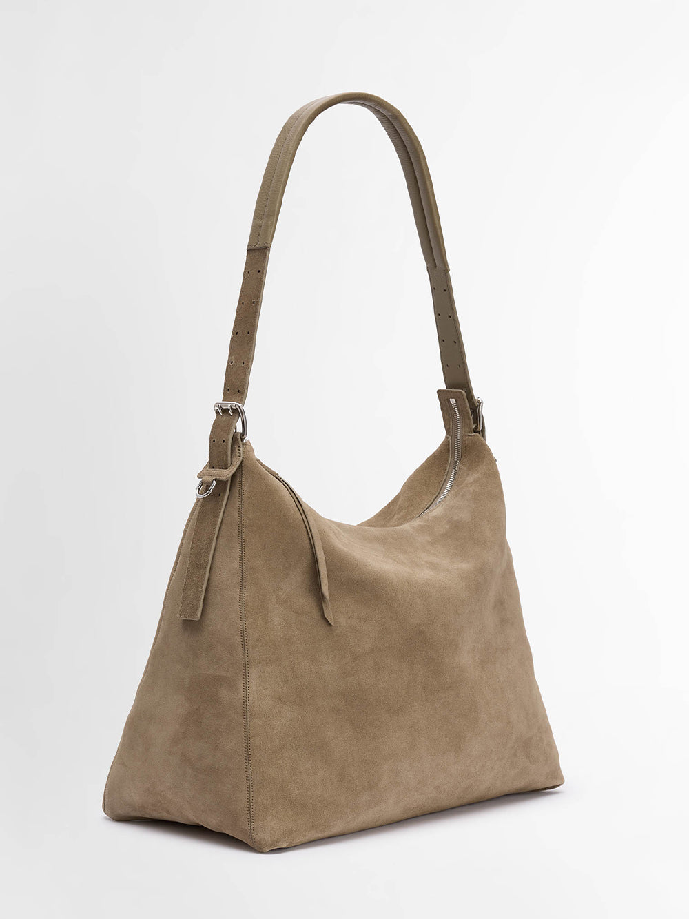Belted Hobo Bag (Pebble)