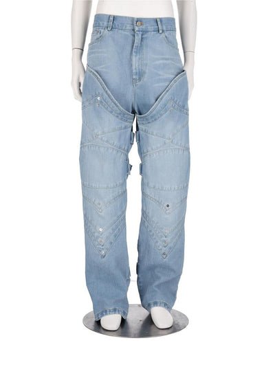 Polearm Denim Pants Blue