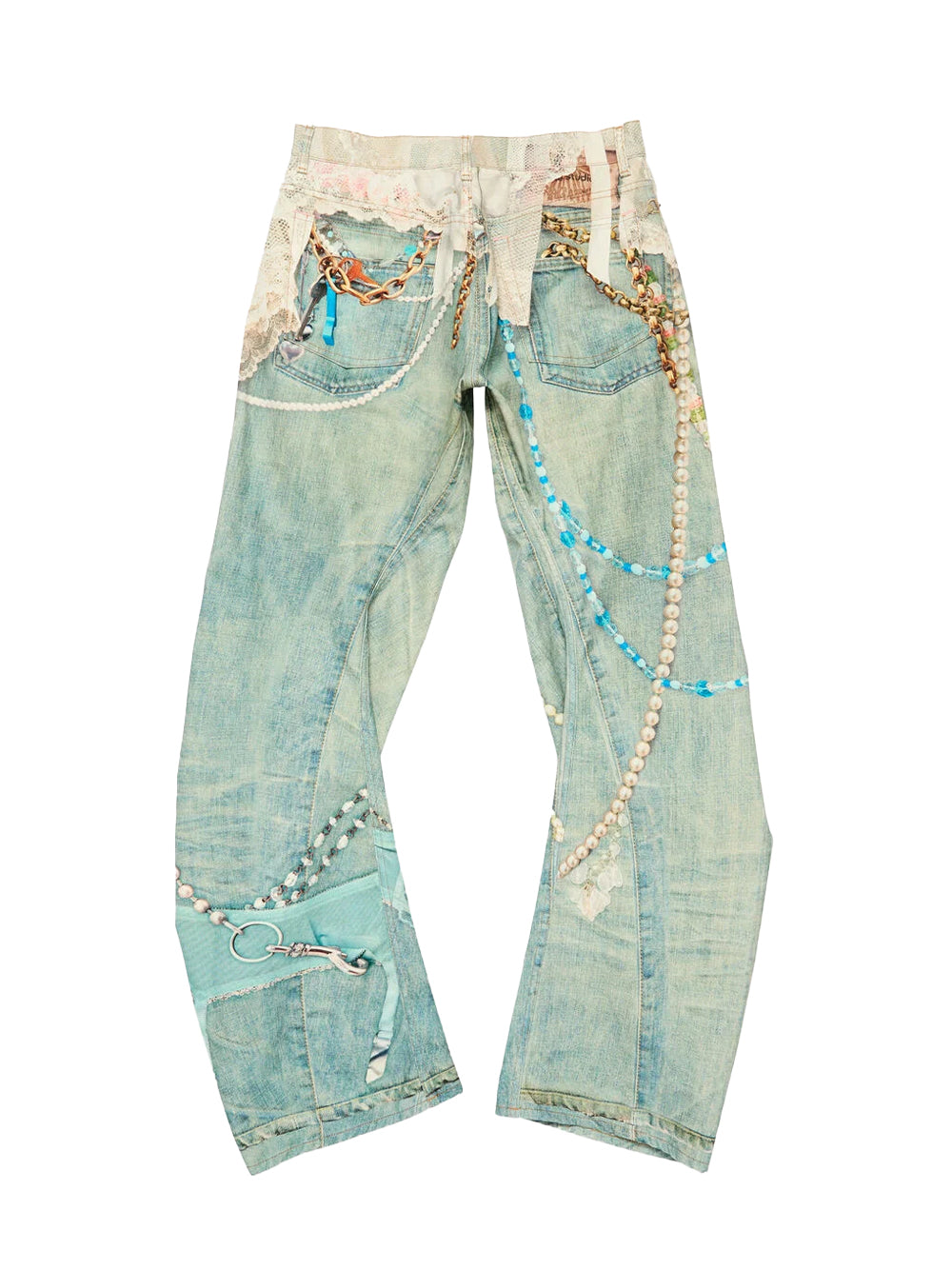 Relaxed Fit Jeans 2006 (White/Green)