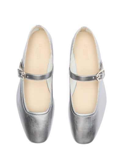 Ballet Mary Jane
Leather Silver