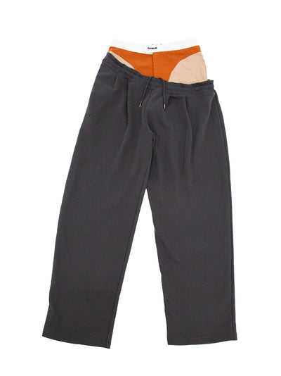 Asymmetry Training Pants (Charcoal/Orange)