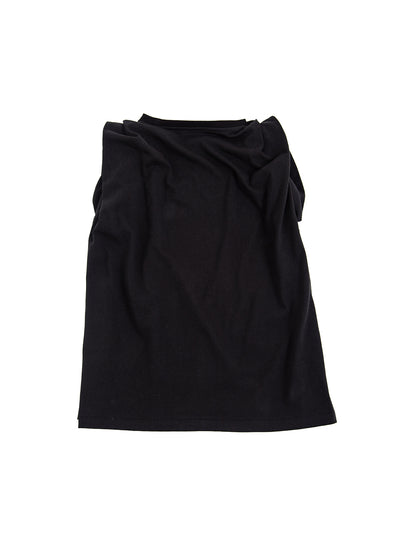 Roll-Up Shoulder Sleeveless (Black)