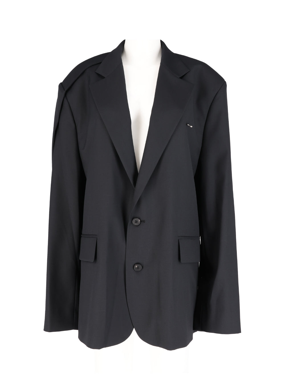 Tuck Blazer Black
