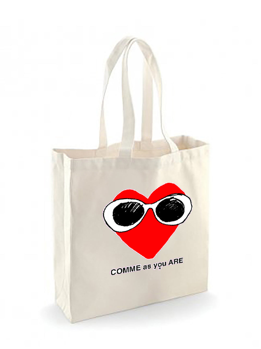 Comme Col Canvas Tote Bag Natural