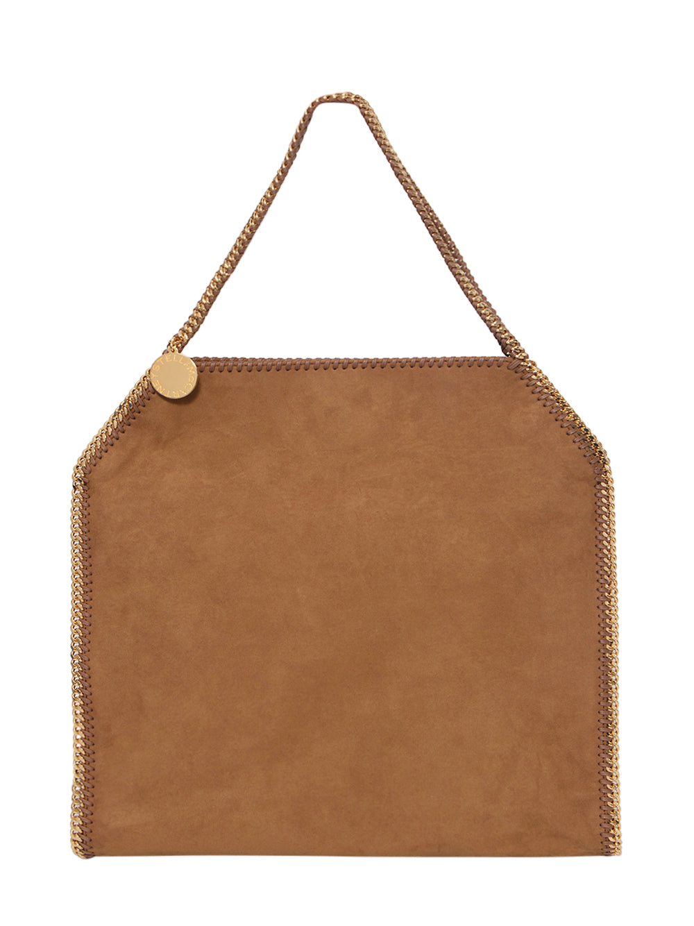Baby Bella Large Shoulder Tote Bag (Suede Brandy)