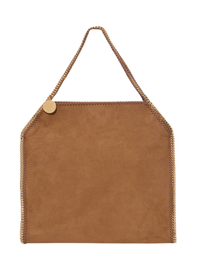 Baby Bella Large Shoulder Tote Bag (Suede Brandy)