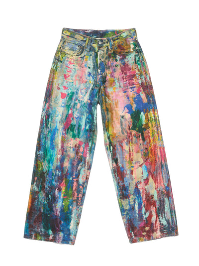 Baggy Fit Jeans - 1981F Blue/Multi