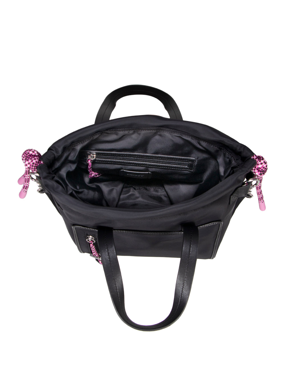 Brooklyn Heights MD Drawstring Shopping (Black/Silver)