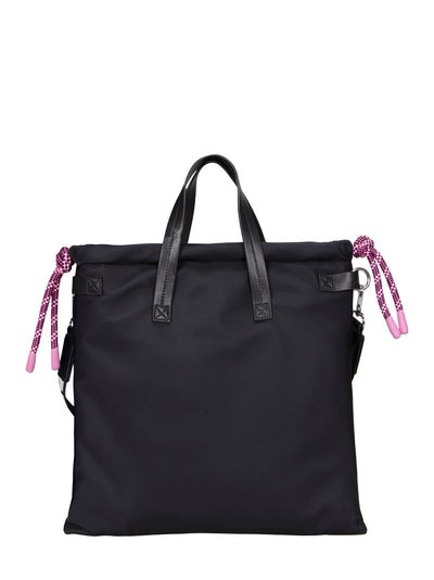 Brooklyn Heights MD Drawstring Shopping (Black/Silver)