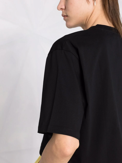 Balmain Cropped Short-Sleeve T-Shirt (Black)