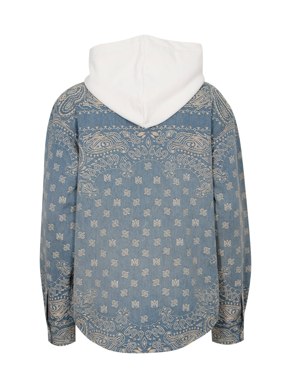 Bandana Jacquard Hooded Overshirt (Crafted Indigo)