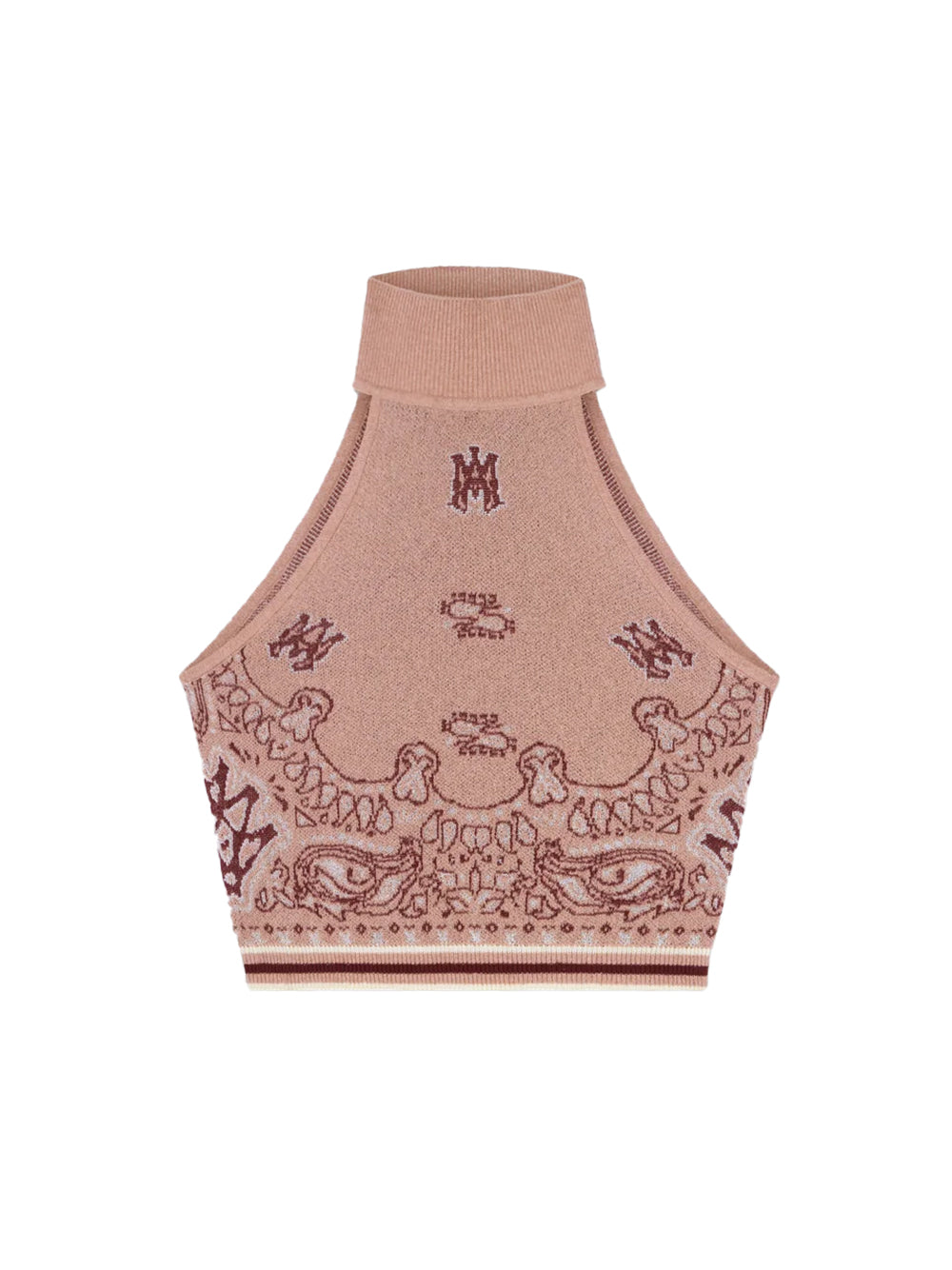 Bandana Mock Neck Tank (Cork)