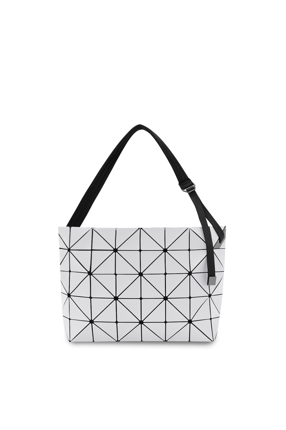BLOCKY Shoulder Bag (Large) (Light Gray)