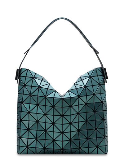 BAGUETTE METALLIC Hand Bag (Large) (Dark Green)