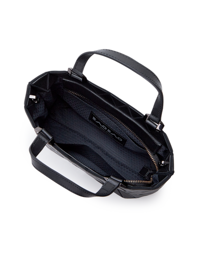 CRYSTAL MATTE Handbag (Mini) (Matte Black)