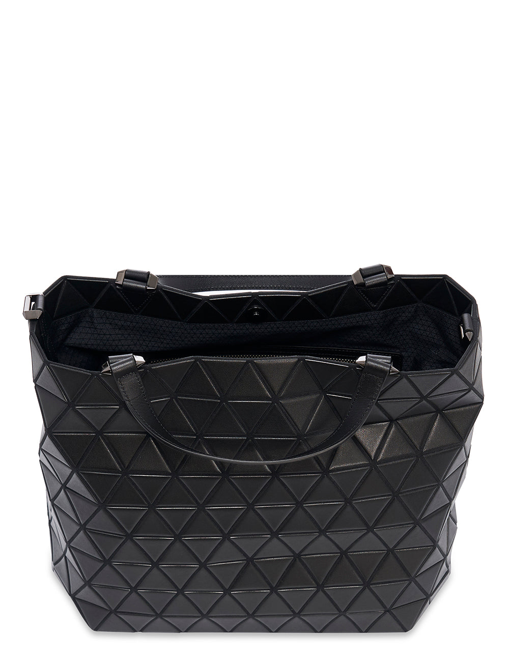 CRYSTAL MATTE Handbag (Small) (Matte Black)