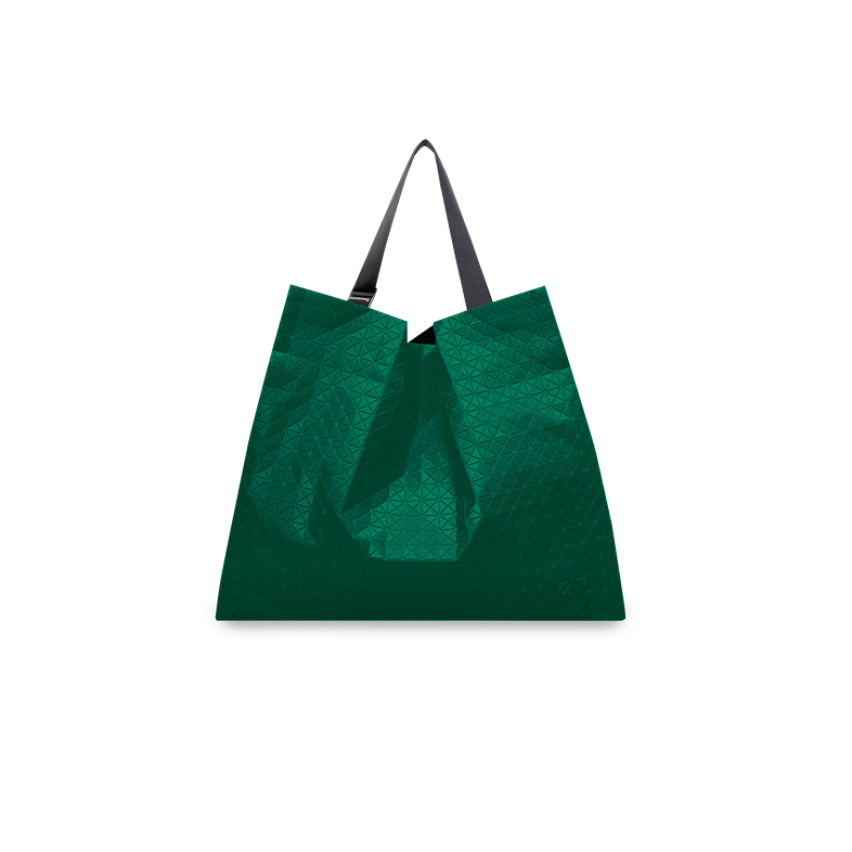       Bao-Bao-Issey-Miyake-Cart-Tote-Bag-Green1