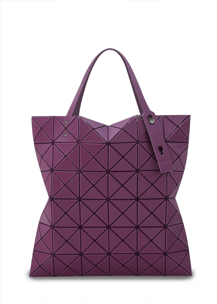       Bao-Bao-Issey-Miyake-Lucent-One-Tone-Tote-6x6-Purple-1