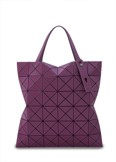       Bao-Bao-Issey-Miyake-Lucent-One-Tone-Tote-6x6-Purple-1