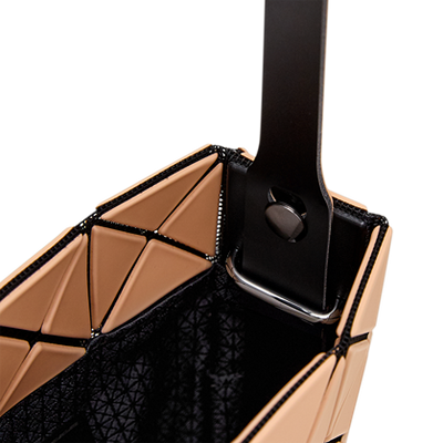       Bao-Bao-Issey-Miyake-Prism-Frost-Shoulder-Bag-Coral-Orange-3