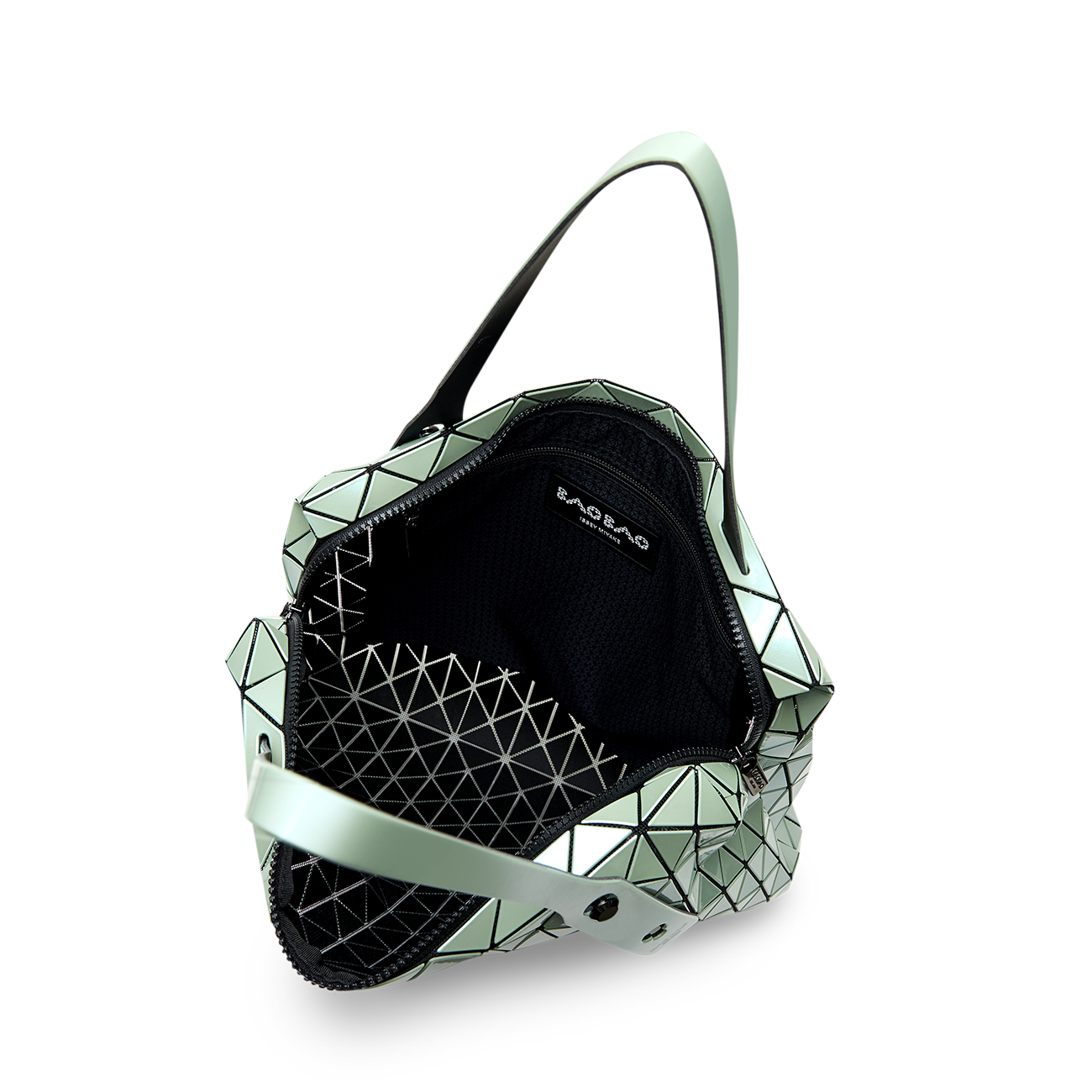 ROW METALLIC Handbag (Light Green)