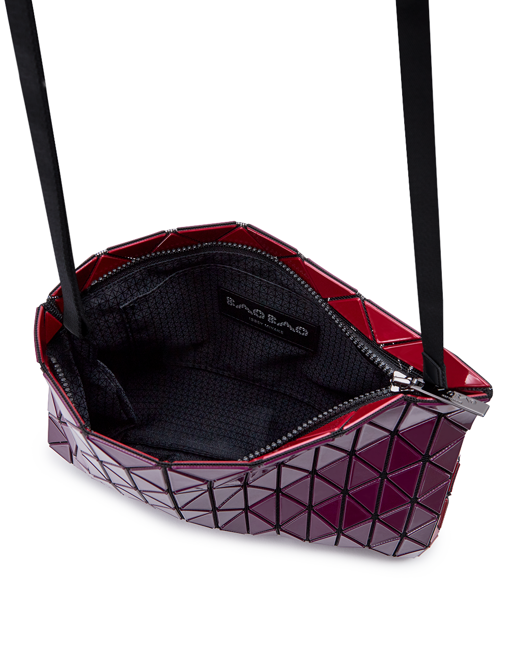 ROW BI-COLOR Shoulder Bag (Small) (Bordeaux & Red)