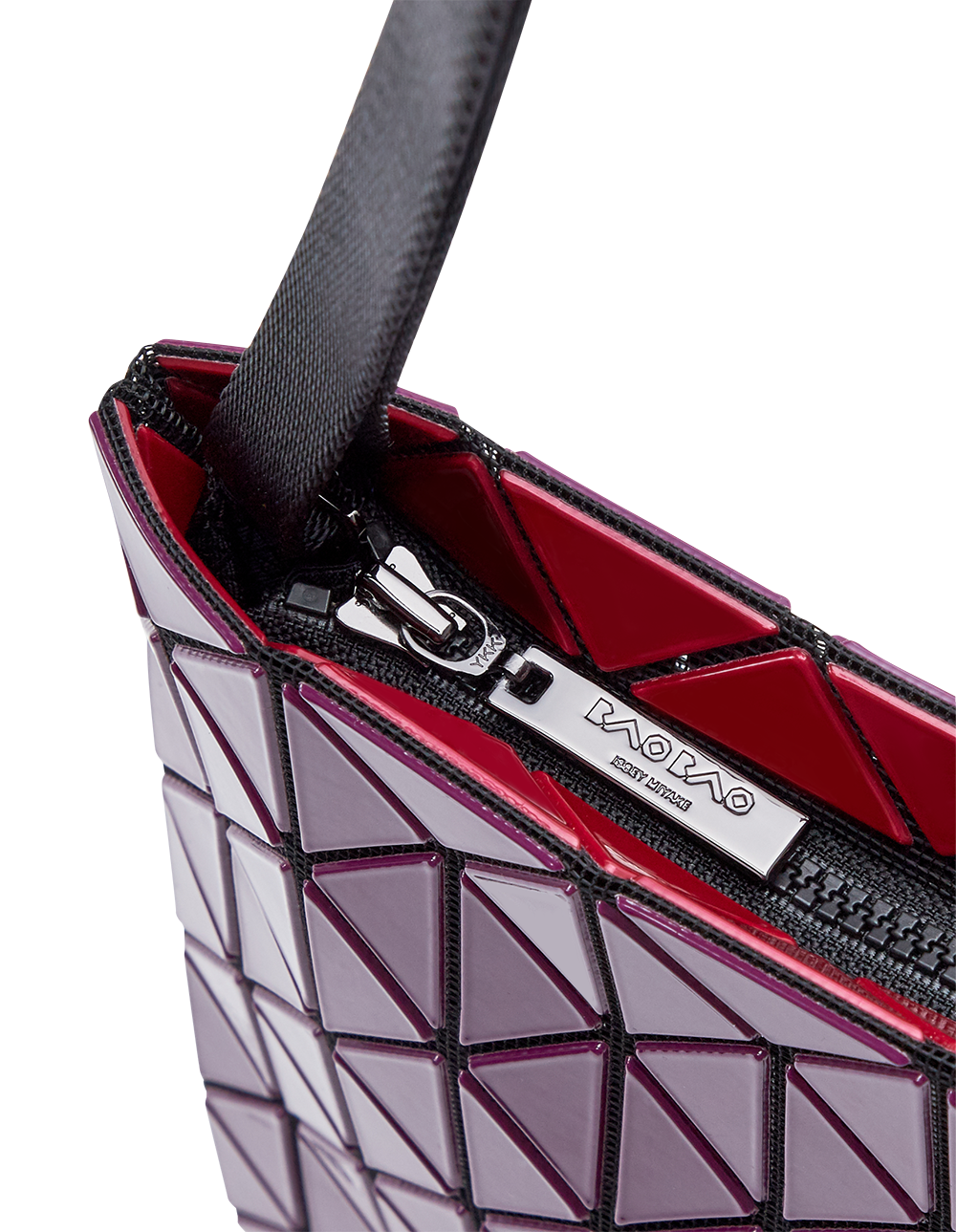 ROW BI-COLOR Shoulder Bag (Small) (Bordeaux & Red)