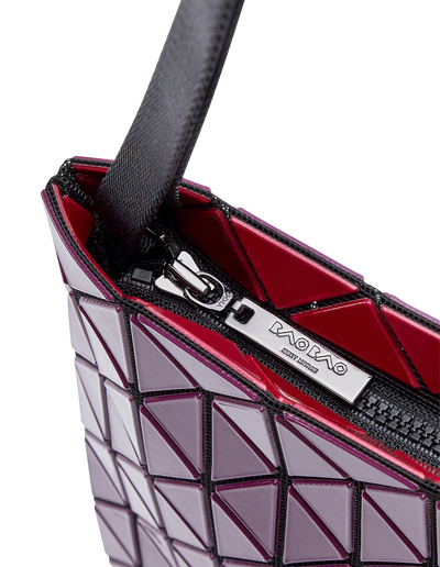 ROW BI-COLOR Shoulder Bag (Small) (Bordeaux & Red)