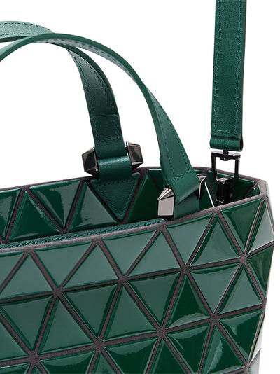 CRYSTAL GLOSS Handbag (Mini) (Deep Green)