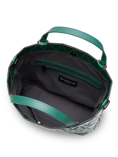 CRYSTAL GLOSS Handbag (Small) (Deep Green)