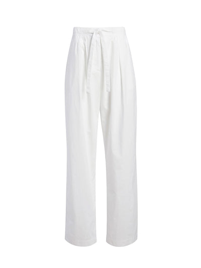 Barrett Pant In Stretch Poplin (White)