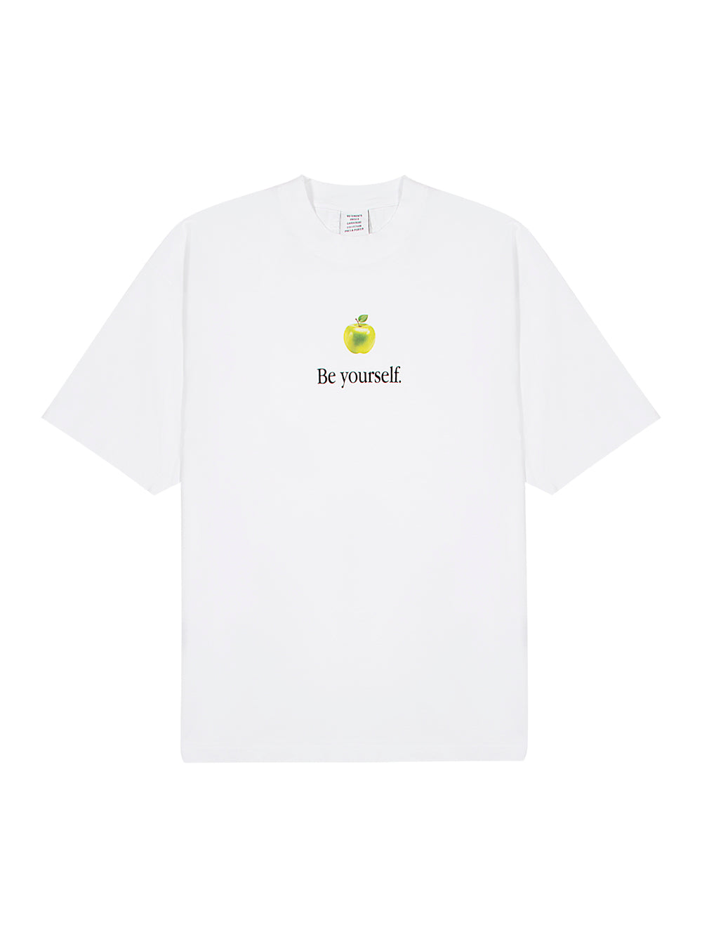 Be Yourself Oversized T-Shirt (White)