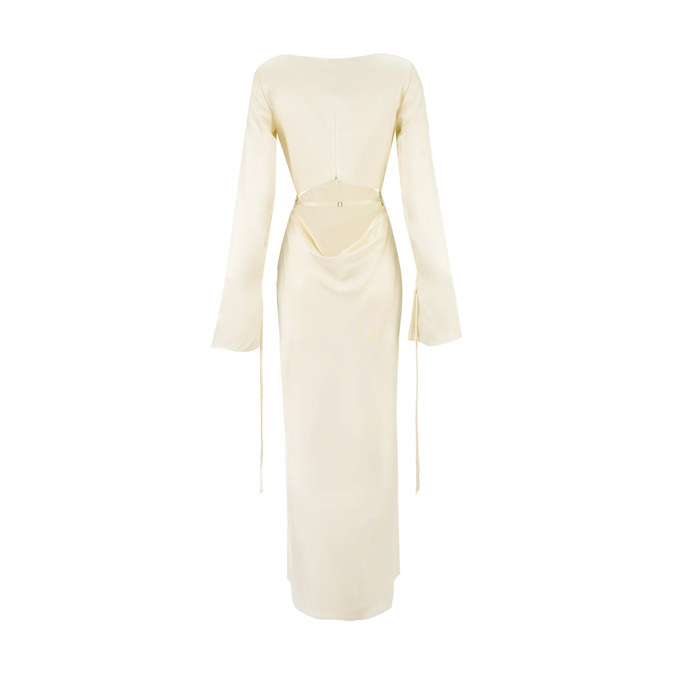 Bec + Bridge Diamond Days Longsleeve Maxi Dress (Ivory)