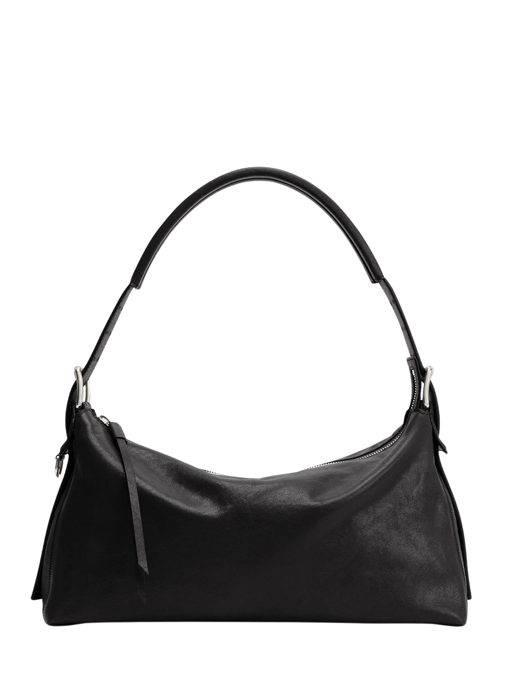 Belted Baguette Bag (Dark Chocolate)