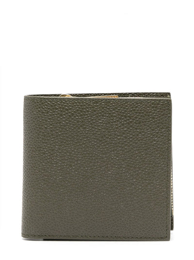 Bi-fold Leather Wallet (Dark Green)
